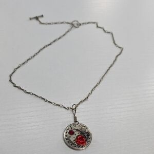 Silver Necklace With Cute Details